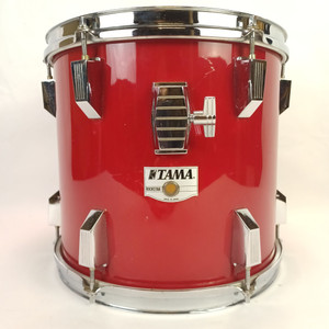 Tama 11x12" Rockstar Pro Tom Drum Fire Storm Red Japan Vintage 80s MIJ Rack/Ride