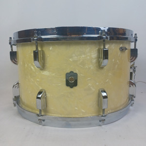 Leedy 8x14"June48 WMP 3Ply Maple/Chrome-Brass Broadway Snare Drum White Marine P
