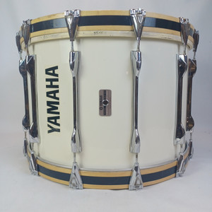 Yamaha 14x22MB822U "QP-6368"Bass Drum 12Lug White Wrap Japan Vintage 80s Marcher