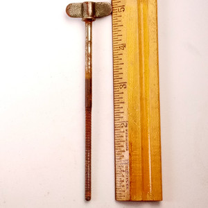 Leedy 4 3/4"10-24 Nickel Walberg&Auge Single-Tension Thumb Rod+Collar Snare Drum