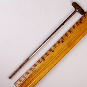 Early American 10-24tpi Nickel 7 3/8" Single-Tension Thumb Rod Snare/Tom Drum US