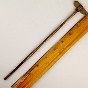 Ludwig 8 13/16"12-24tpi Snare-Drum Thumb-Tension T-Rod/Screw Vintage Nickel Tom