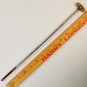 Ludwig 13 1/4" 12-24tpi Bass-Drum Thumb-Tension T-Rod/Screw Vintage Nickel Snare