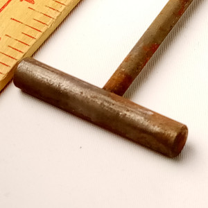 Kent? 15"Nickel 12-24 Hammerhead Bass-Drum Single-Tension T-Rod Vintage 40s