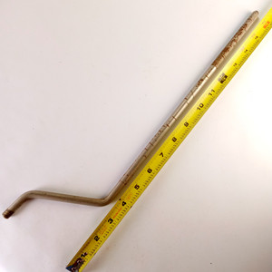 Ludwig Early 60s Super Classic 16.25" Nickel Floor Tom Drum Leg Diamond Knurling