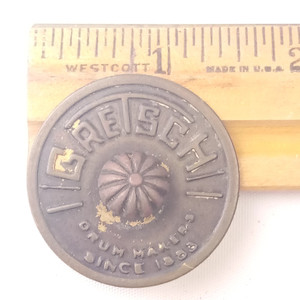 *Gretsch Tacked Floor/Rack Tom Drum 60s Round Badge Thick Sticks Renown Brooklyn