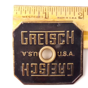 Gretsch Late70s Square Badge Vintage SSB Bass/Snare/Tom Drum Brooklyn,NY+Grommet