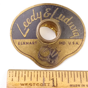 Leedy & Ludwig Badge Elkhart 1950-'54 Bass/Tom/Snare Drum Vintage50s +OG Grommet
