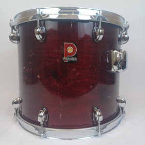 Premier 12x14"Rosewood XPK Tom Drum Vintage 90s Made In England 7Ply Birch Shell