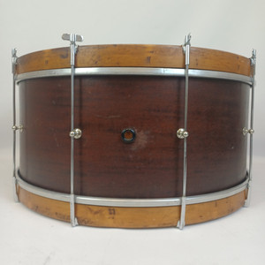Wilson Bros 10x24"Bass Drum Vintage 20s Mahogany/Poplar+3x Maple ReRings Chicago