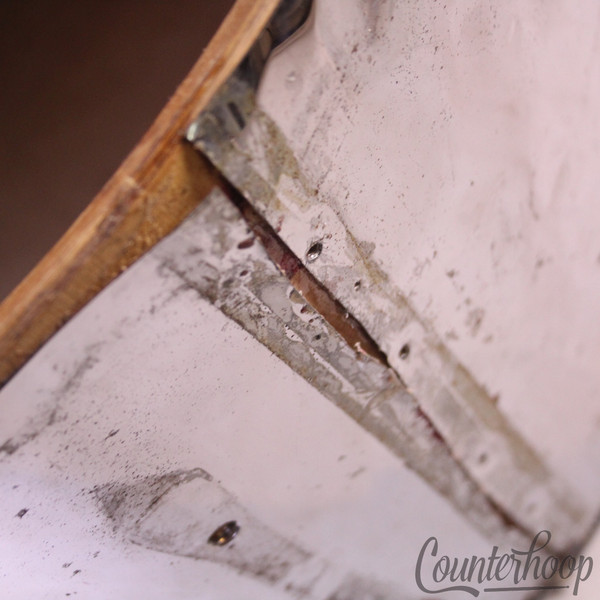 *Premier 22x14" Bass Drum Shell 3Ply Baltic Birch Elite Vintage 70s Chrome Wrap*