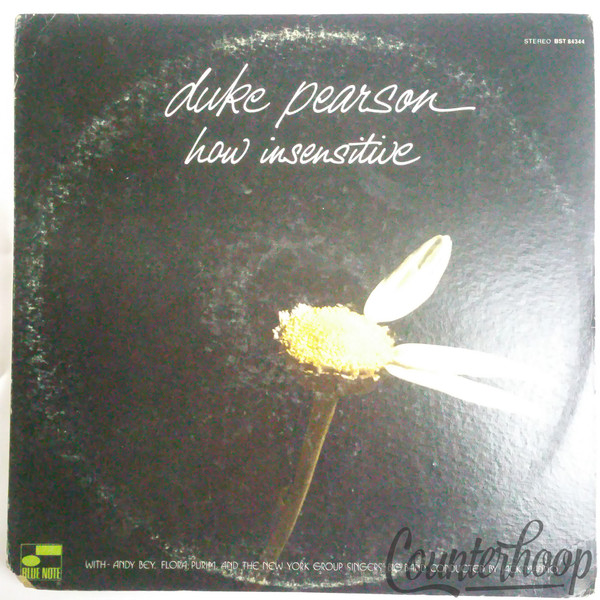 Duke Pearson-How Insensitive VG+1969 Blue Note BST84344 Stereo+Airto,Flora Purim