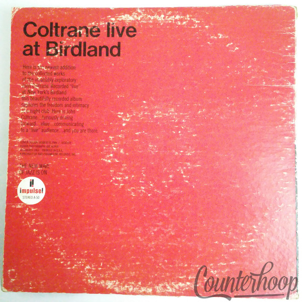 John Coltrane-Live At Birdland 1964 Impulse AS50 Elvin Jones/McCoy Tyner/Thiele