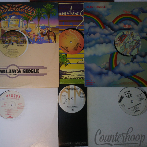 7x12"Funk/Soul Singles Newton/Joey Travolta/Chas Jankel/Charo/Narada/Jimmy Horne