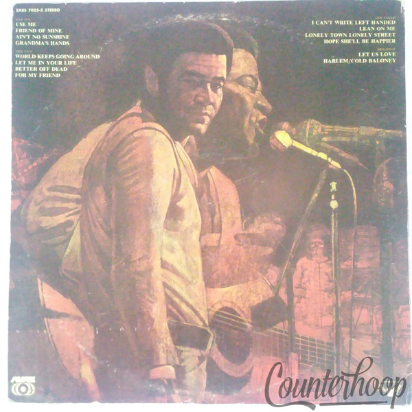 Bill Withers Live At Carnegie Hall 1973 VG+ 2LP Sussex – SXBS7025-2 James Gadson