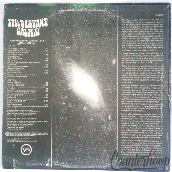 Don Sebesky – The Distant Galaxy 1968 Verve Records – V6-5063