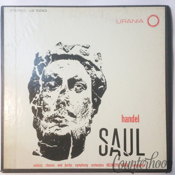 Handel – Saul 2LP Box Set Urania Records-US 5240-2 Stereo