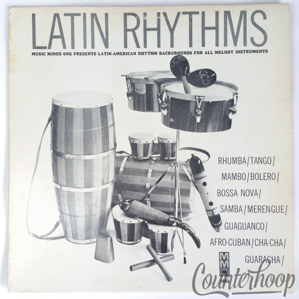 Music Minus One– Latin American Rhythms 1970 VG+ MMO 1024-Percussion Instruments