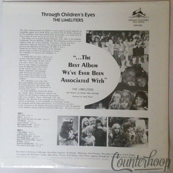 The Limeliters– Through Children's Eyes MINT! 1976 Brass Dolphin Records-BDR2206