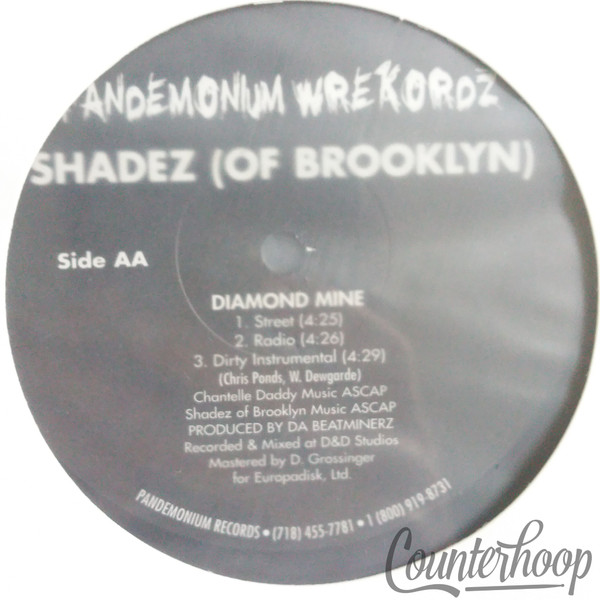 Shadez Of Brooklyn-Calm Unda Pressure/Diamond Mine MINT98 Pandemonium Beatminerz