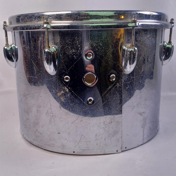 Slingerland 10x14" 3Ply Chrome Over Wood Concert Tom Drum Sound King 70s USA COW