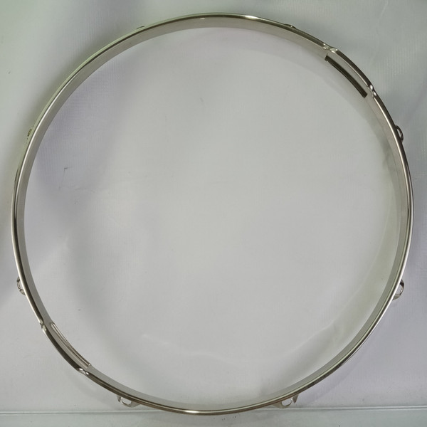 Ludwig 14"NOB BRASS Triple-Flange Snare Drum Resonant Rim/Hoop WFL Jazz Fest 50s