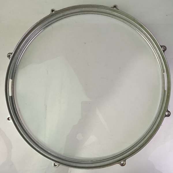 *Ajax 14" Snare Drum Resonant Side 8-Lug Die-Cast Rim/Hoop Chrome Vintage 60s