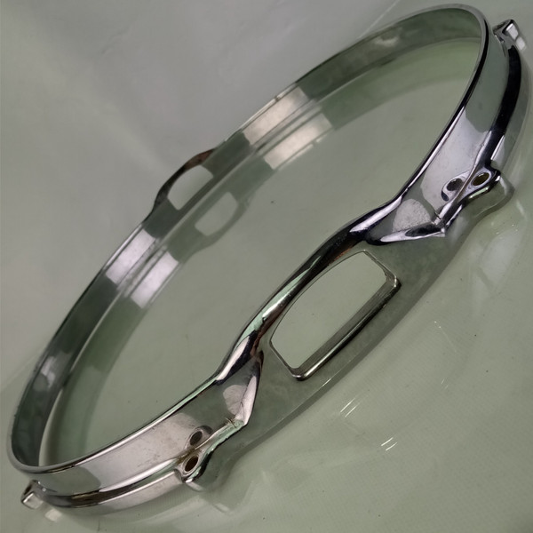 John Grey Autocrat 14"Die-Cast Snare Drum Resonant Side Rim/Hoop 8Lug Chrome 60s John Grey Autocrat 14"Die-Cast Snare Drum Resonant Side Rim/Hoop 8Lug Chrome 60s