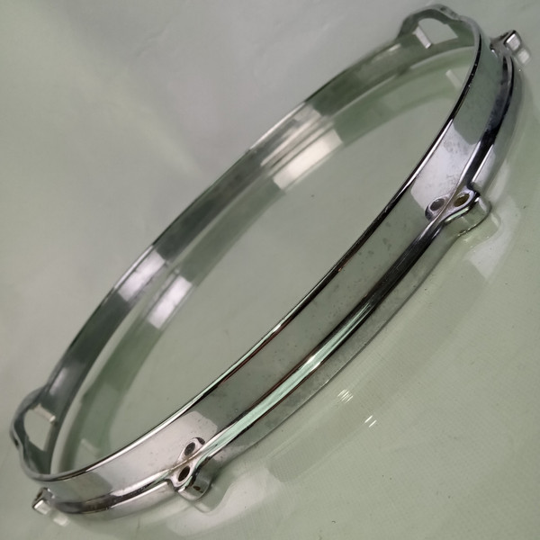 John Grey Autocrat 14"Die-Cast Snare Drum Resonant Side Rim/Hoop 8Lug Chrome 60s John Grey Autocrat 14"Die-Cast Snare Drum Resonant Side Rim/Hoop 8Lug Chrome 60s