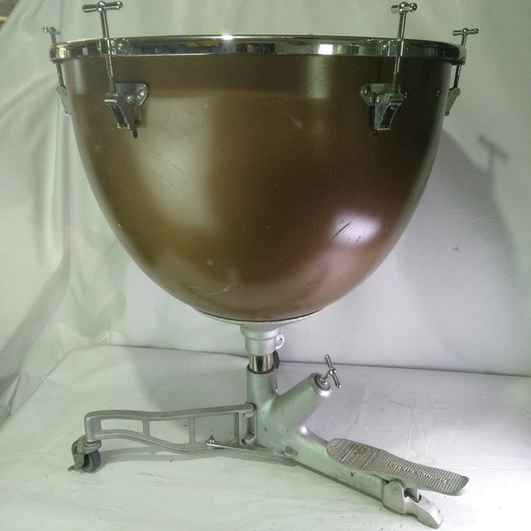 Ludwig 26" Timpani Drum Fiberglass Bowl Vintage 60s Complete+70s Block Logo Head