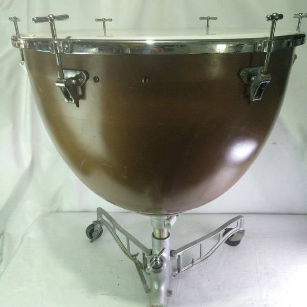 Ludwig 26" Timpani Drum Fiberglass Bowl Vintage 60s Complete+70s Block Logo Head