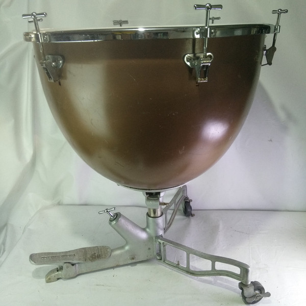 Ludwig 26" Timpani Drum Fiberglass Bowl Vintage 60s Complete+70s Block Logo Head