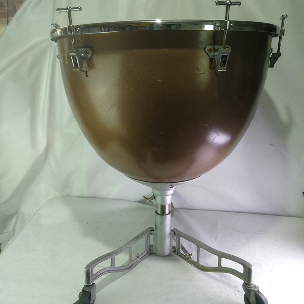 Ludwig 26" Timpani Drum Fiberglass Bowl Vintage 60s Complete+70s Block Logo Head
