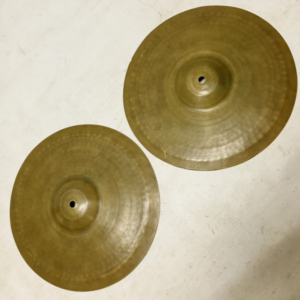 Zildjian 12" 30s Hi-Hats 722g/768g *Signed* Cymbals B20 Avedis USA Vintage Set A