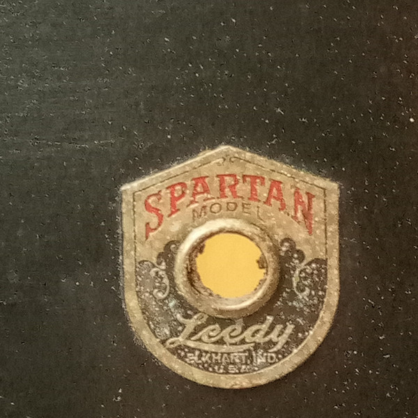 Leedy 14x28"Spartan Bass Drum Shell Vintage 30s Elkhart,IN 3Ply Maple Black Duco