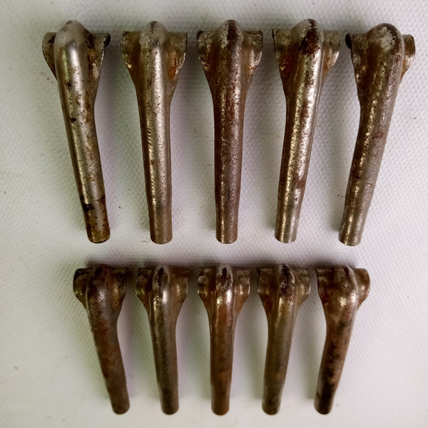 Leedy 10-24 Long-Tube Threaded Tension-Rod 2 7/16"Claw Wood Hoop Snare/Bass Drum