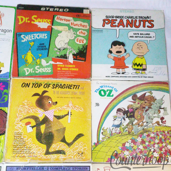 16x Children's Peanuts-Charlie Brown/Geronimo/Puff/Spaghetti/Astronaut/Seuss/Oz