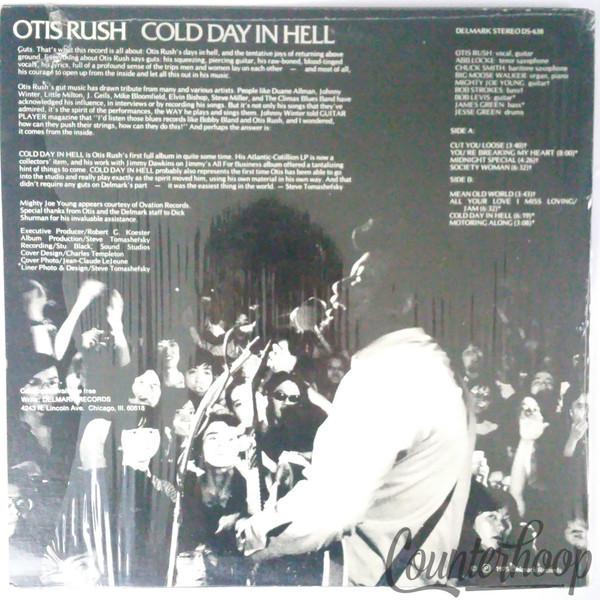 Otis Rush – Cold Day In Hell 1975 NM/Shrink! Delmark Records Big Moose Walker