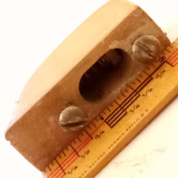 Leedy Dreadnought WWII Restriction Wood Tom Drum Lug 1943-1944 Natural Maple USA