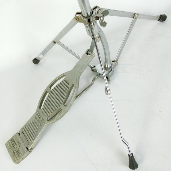 *Ludwig Spur-Lok 1123-1 Hi-Hat Cymbal Stand Tripod Base+Pedal '66-67 Direct-Pull