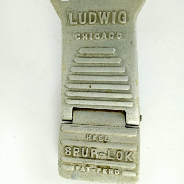 *Ludwig Spur-Lok 1123-1 Hi-Hat Cymbal Stand Tripod Base+Pedal '66-67 Direct-Pull