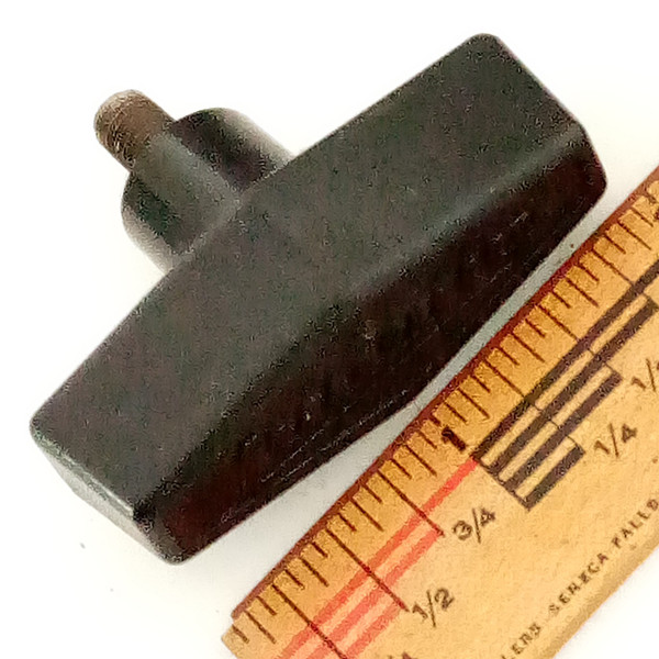 Ludwig Vintage Hercules Wing Screw Black Plastic T-Handle Knob 1/2x1/4-28tpi 70