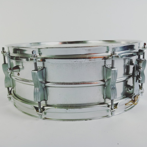 Ludwig 5x14"Prototype-Acrolite Snare Drum#404 Aluminum Shell+Rims+Lug Pre-Serial