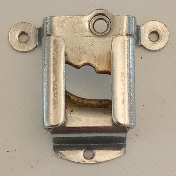 Slingerland Three-Point Radio King Throw-Off/Strainer Backing Plate Chrome Frame