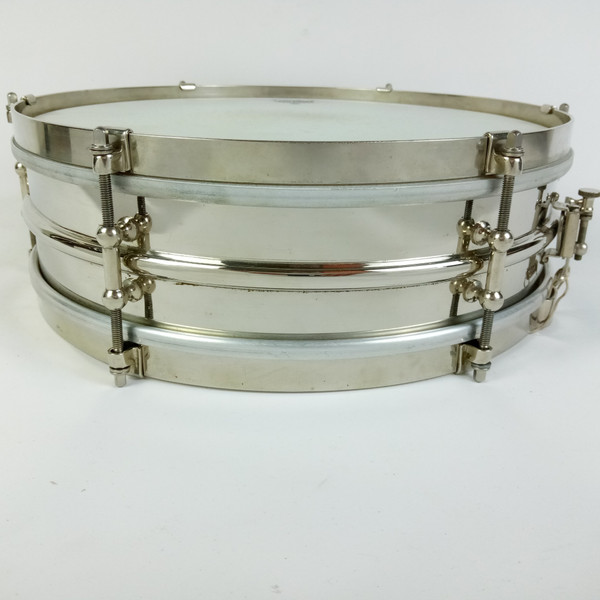 *Ludwig 4x14"Universal"Heavy 2-Piece Brass Snare Drum+p338 Vintage 20s NOB Dance