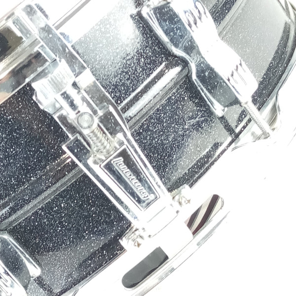 *Ludwig 14x5"Black Galaxy Acrolite "Blackrolite" Snare Drum Vintage 90s Aluminum
