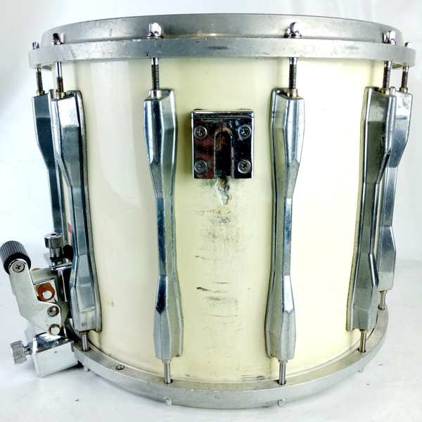 Pearl 12x14"Marching Percussion Snare Drum White 12-Lug High-Tension Die-Cast