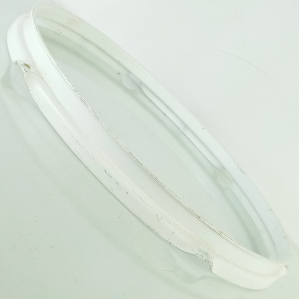 Ludwig 13"6Lug Tom Drum 2.3mm Batter Rim/Hoop White Powder-Coat Triple Flange