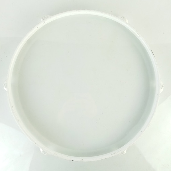 Ludwig 13"6Lug Tom Drum 2.3mm Batter Rim/Hoop White Powder-Coat Triple Flange