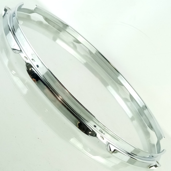 Premier 14"8Lug Snare Drum Resonant Rim/Hoop Vintage70s UK Marching/Parade/Field